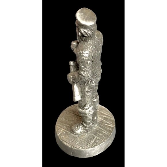 Hudson Fine Pewter Fishing Sea Captain Ahab Miniature Nautical Figurine Vintage - Picture 9 of 16